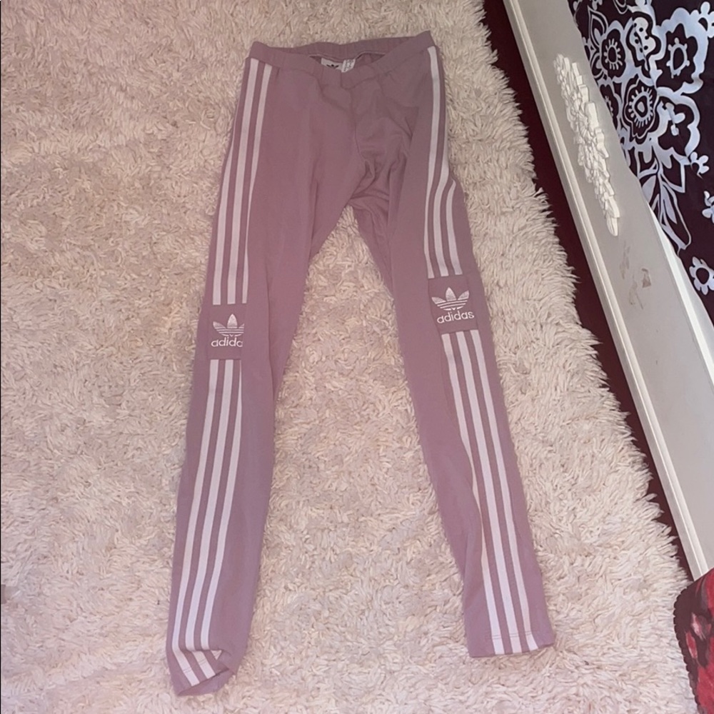 Purple Adidas Leggings